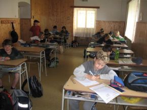 Ani déšť nám nevadil, vždyť každý měl svoji třídu.